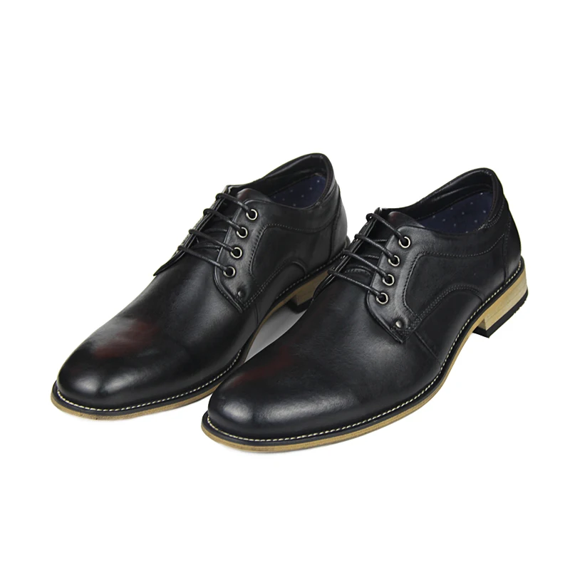2025 Men\'s Genuine Leather Shoes Extra Size 11 12 13 Top Head Leather Brand Dress Shoes Europe America Style Man Business Shoes