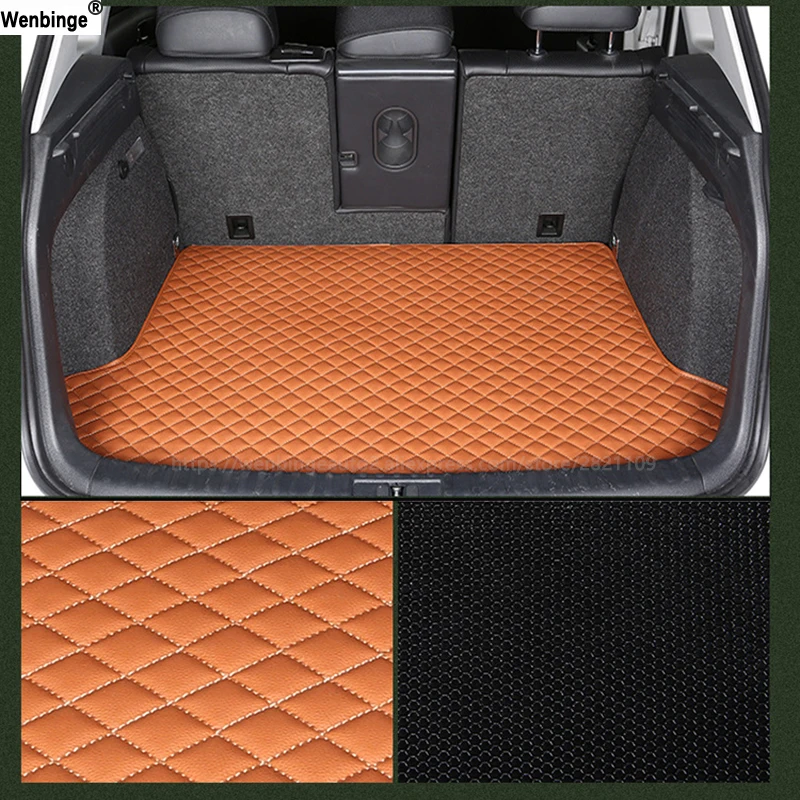 wenbinge car trunk mat For BYD all models FO F3 SURUI SIRUI F6 G3 M6 L3 G5 G6 S6 S7 E6 E5 car styling custom cargo liner car pad