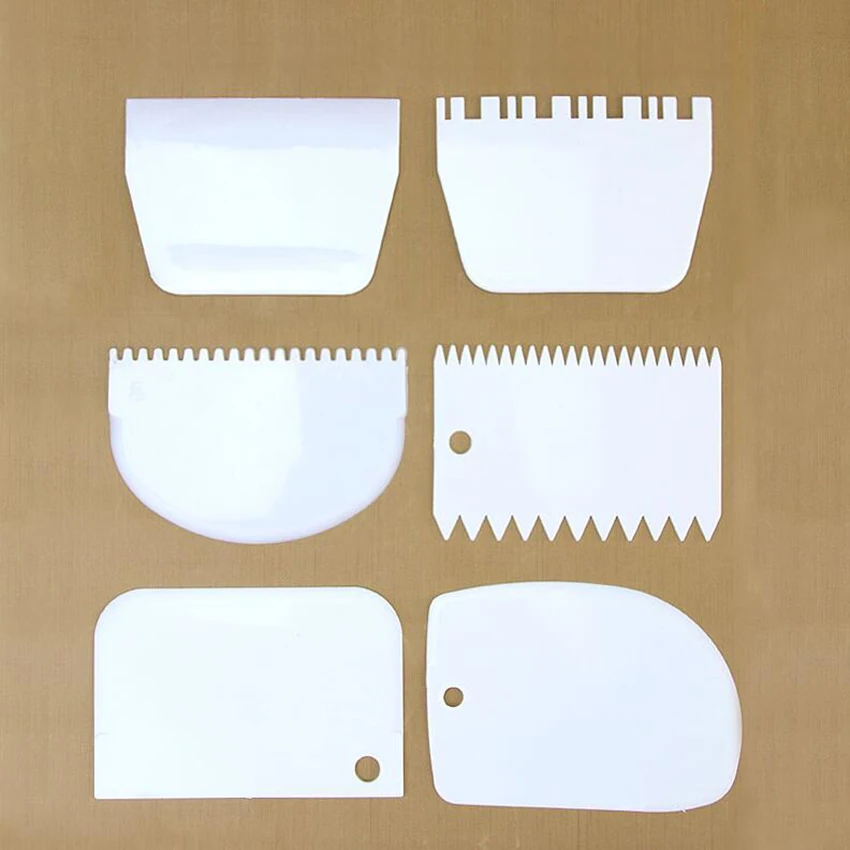 Round Plastic Dough Pizza Cutter Pastry Slicer Blade Gift Bread Pasty Scraper Blade Kitchen Tools 1pc