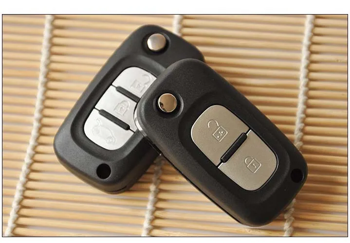 

2 Buttons/3 Buttons Replacement Flip Remote Key shell Case For Renault Clio Megane Kangoo Modus Koleos Fob key cover 20PCS/lot