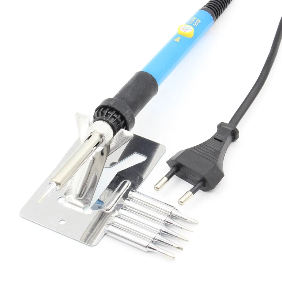 60W Temperature Adjustable Electric Welding Solder Soldering Iron Handle Heat Pencil Tool Wholesale Iron stand Solder wire