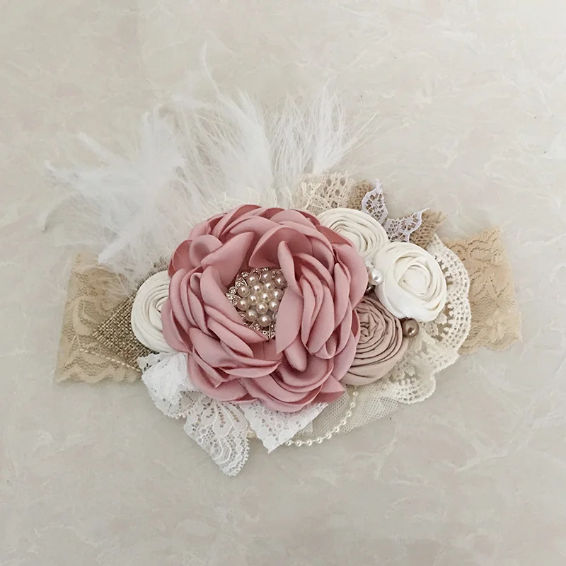 Flower Girl Headband Kids Hair Accessories Photo Prop