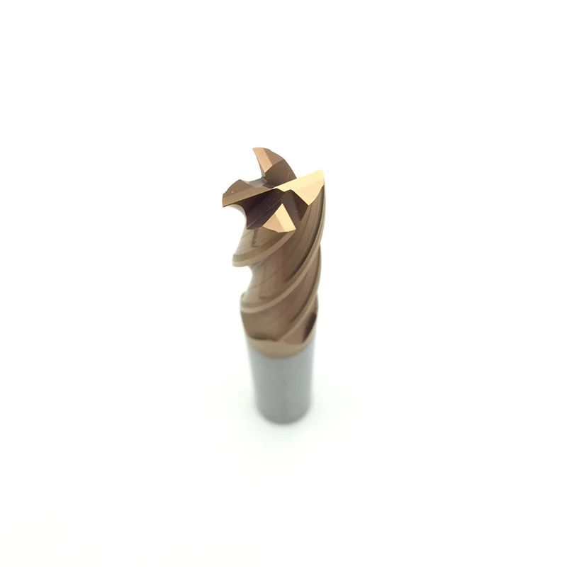 1 pcs Fresa 8 millimetri HRC60 4 Flauto D8 * 60 In Metallo Duro Codolo cilindrico A Spirale End Macinapepe Sbozzare fresatura Taglio Off Pezzo