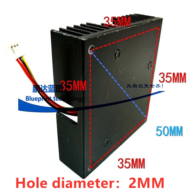 Nowy DC 5V 0.1A 40mm 4cm wentylator BGA wentylator karty graficznej z radiatorem chłodnicy 40mm 40x40x12mm 4010 wentylator