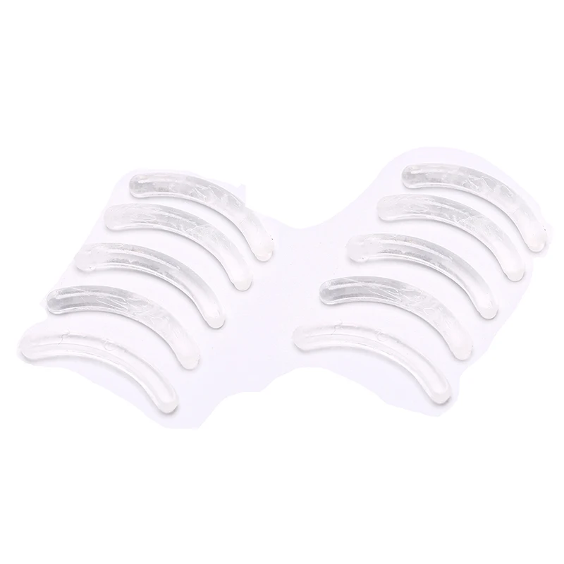 10Pcs Replacement Eyelash Curler Refill Rubber Pads Mini Eyelashes Rubber Eyelash Curler Replacement Pads Eyelashes Circle