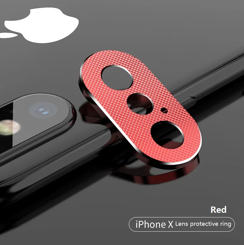 For iPhone X Ultra thin Aluminum Alloy Lens Cover Shutter Magnet Slider lens Camera Cover Phone Lens Privacy Sticker