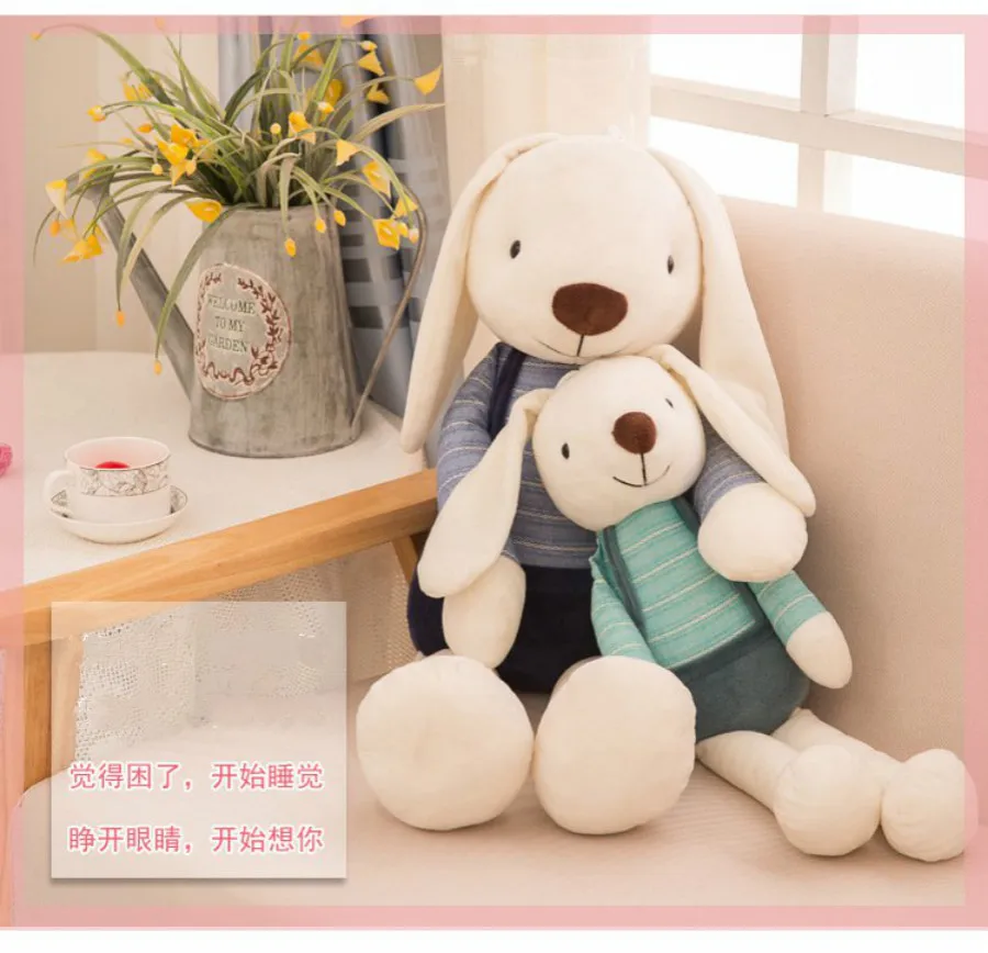 

40-70cm Fresh Plush Rabbit Toy Stuffed Dolls Peluche Gifts for Children Stuffed Animals Toys Baby Infant Girls Toys Birthday Gif