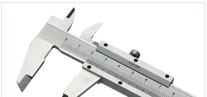 Vernier Calipers 0-200mm/0.01mm Stainless Steel  Metric Micrometer Gauge Measuring Tools