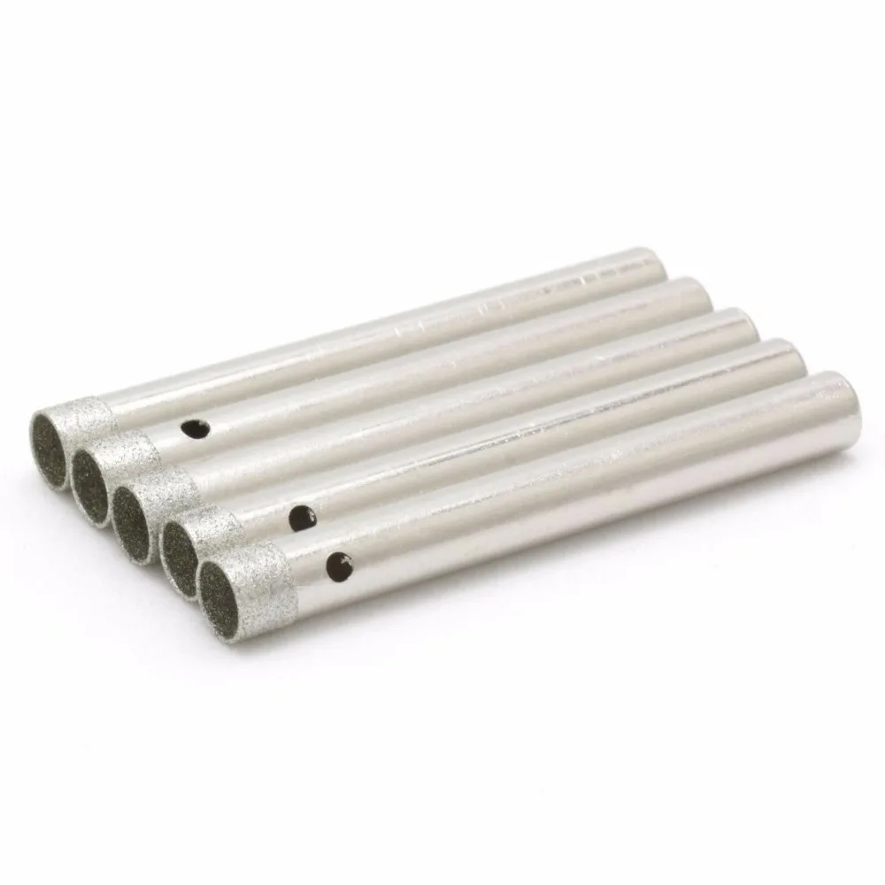 10 แพ็ค 7/32 "นิ้ว Diamond Hole Saw เจาะชุด Bit ผนังบาง, กระเบื้องแก้วรู Bits ชุด, Hollow Core เจาะบิต 5.5 มม. ILOVETOOL