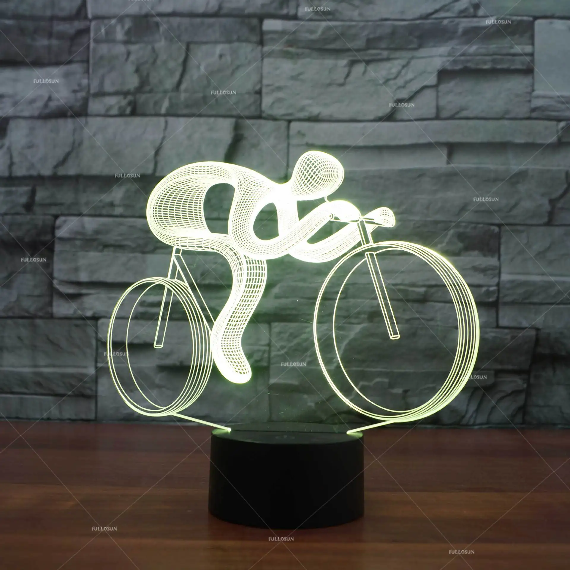 Creative Gift Led Night Lamp Riding Decorative Table led Lamp Manufacturer wholesale Usb 3d Lamp Led Night Light