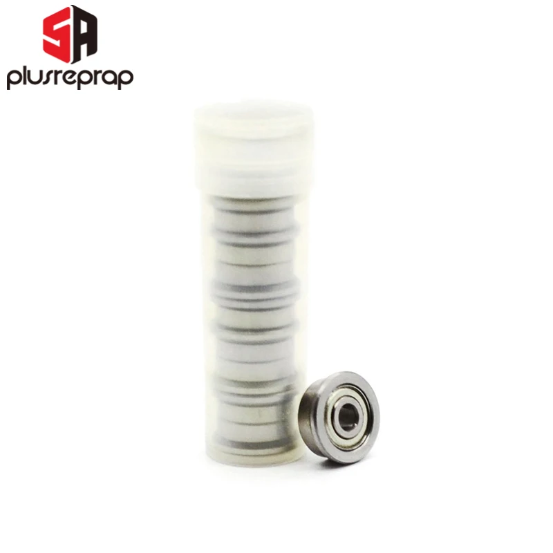 10PCS Flange Ball Bearings F623zz F624zz F625zz F604zz F606zz F688zz for 3D Printers Parts Deep Groove Pulley Wheel