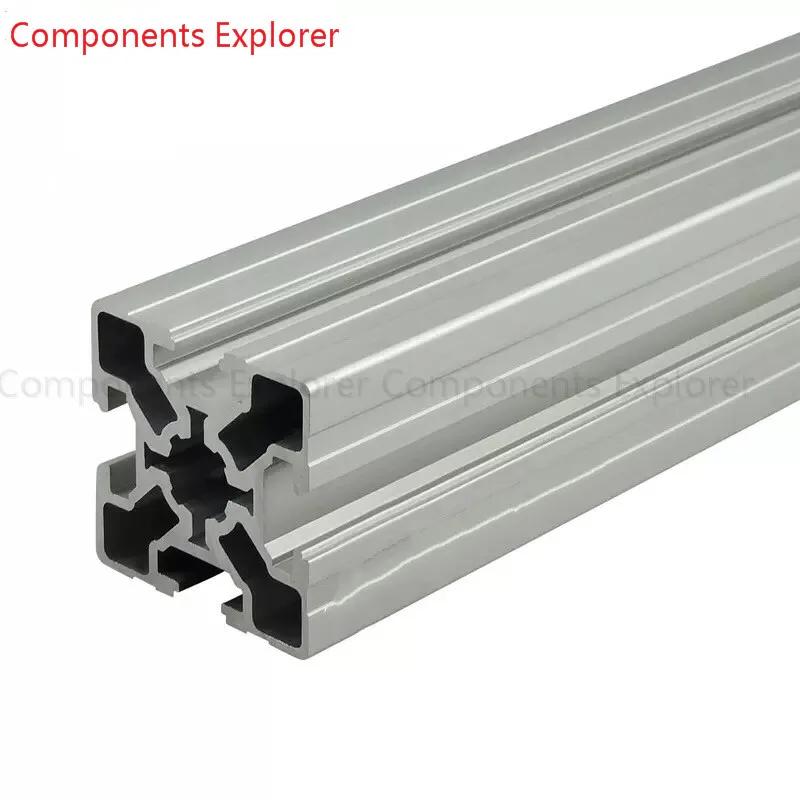 

Arbitrary Cutting 1000mm 5050L Aluminum Extrusion Profile,Silvery Color.