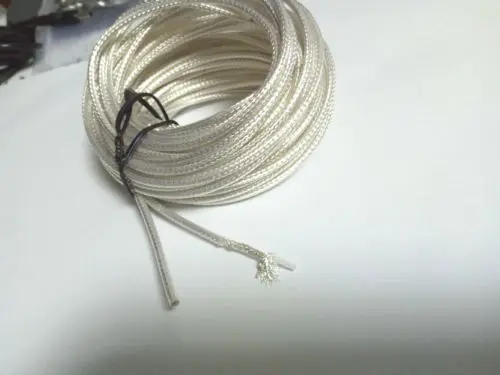 1 Reel white 100M/200M RF Coaxial Cable 50ohm M17/113 RG316 Single Shielded cable Resistant to high temperature 250 ℃