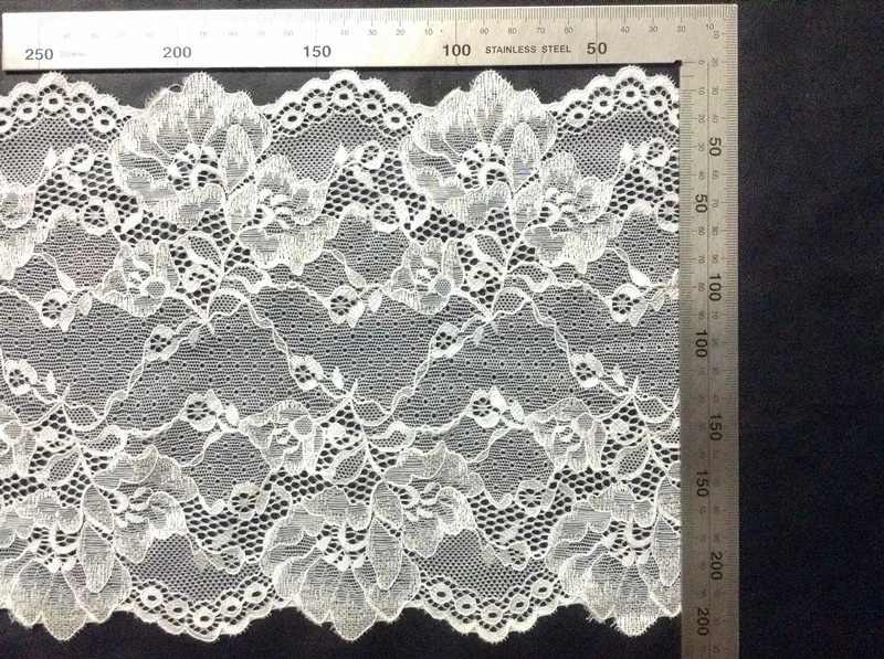 21cm hot selling symmetrical flower edge lace trim,BB0826G