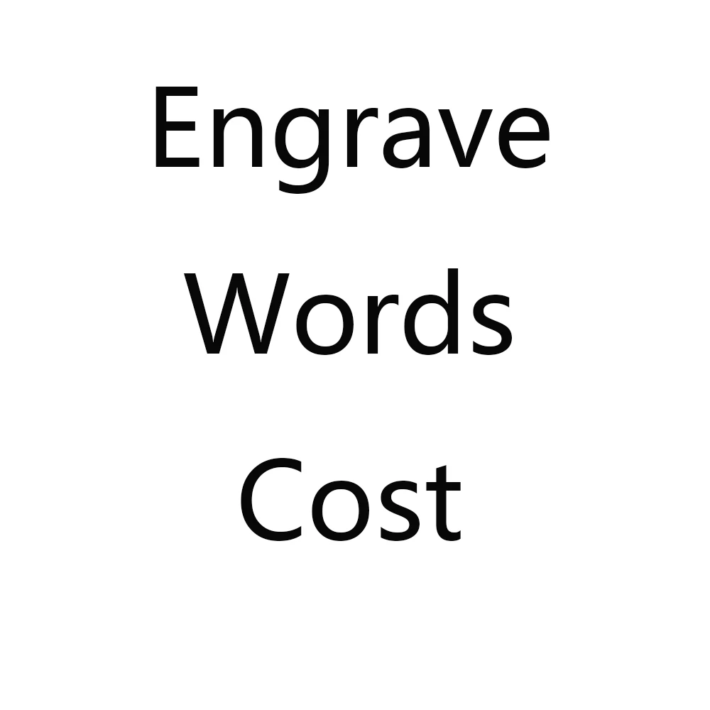 Engrave Words Cost