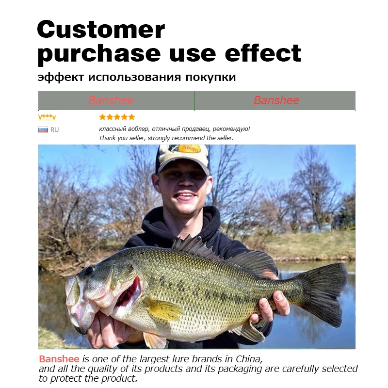 Banshee 53mm 10g Crankbaits Fishing Wobblers For Trolling Hard Lure Wobblers For Pike Crochets Wobblers Cranckbait Crank Baits