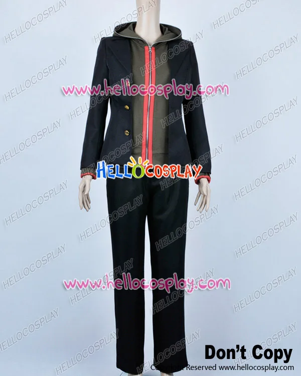 Danganronpa Dangan Ronpa Cosplay Makoto Naegi Costume Uniform H008