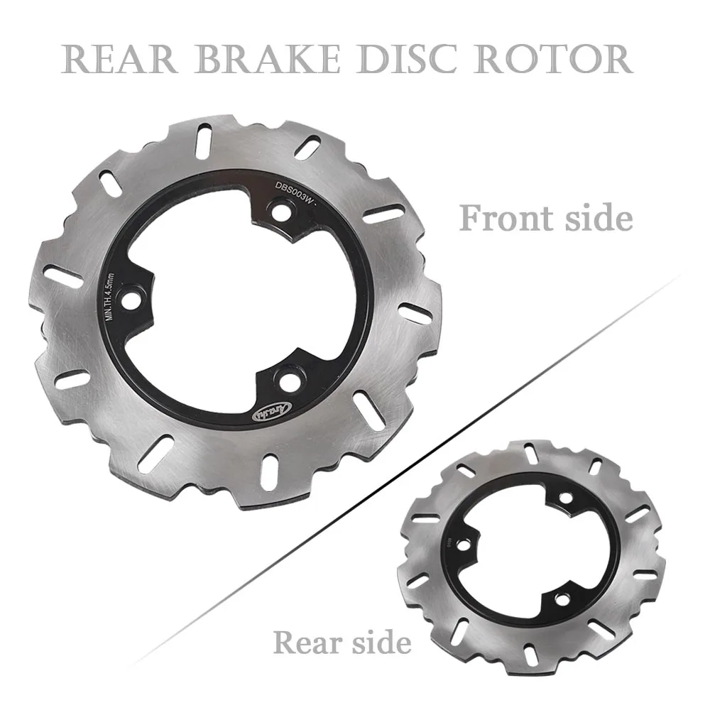 Motorcycle Rear Right Brake Disc Disk Rotor For Honda CBR250(NC19) 250 1988 & SPADA250 / NSR250 / NC16.18.21 250 Stainless Steel