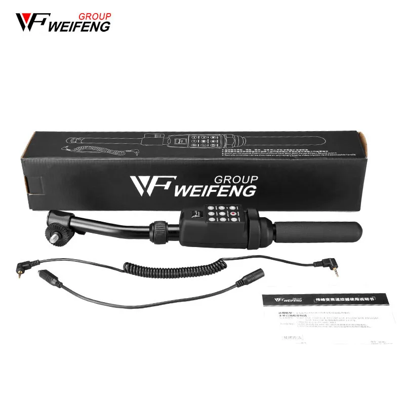 Weifeng-trípode con Zoom para videocámara DV, control remoto, 717, 718