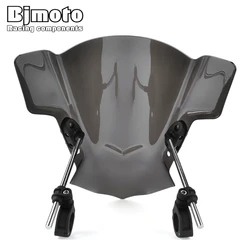 BJMOTO Motorcycle Adjustable Wind Screen Windshield For Yamaha MT03 MT25 MT07 FZ07 MT09 FZ09 FZ1 FZ8 YZF R6 SR400