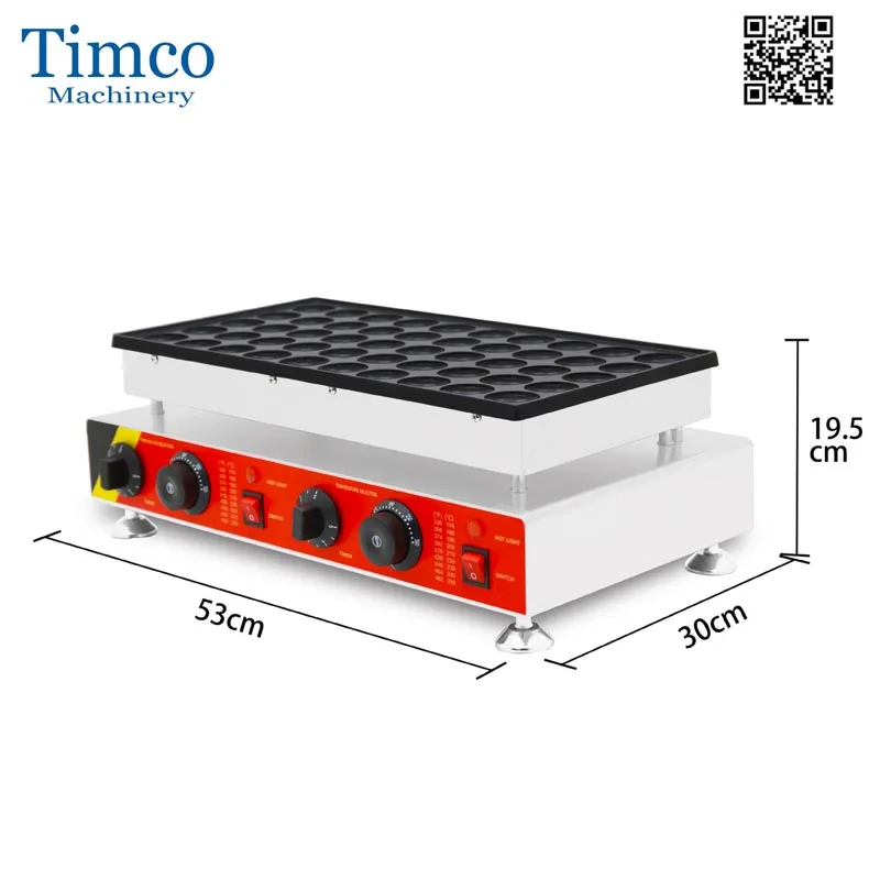 ماكينة صنع المافن تيمكو 50 فتحة إفطار كهربائي 220 فولت 110 فولت ماكينة صنع الفطائر دوراياكي شواية الوافل