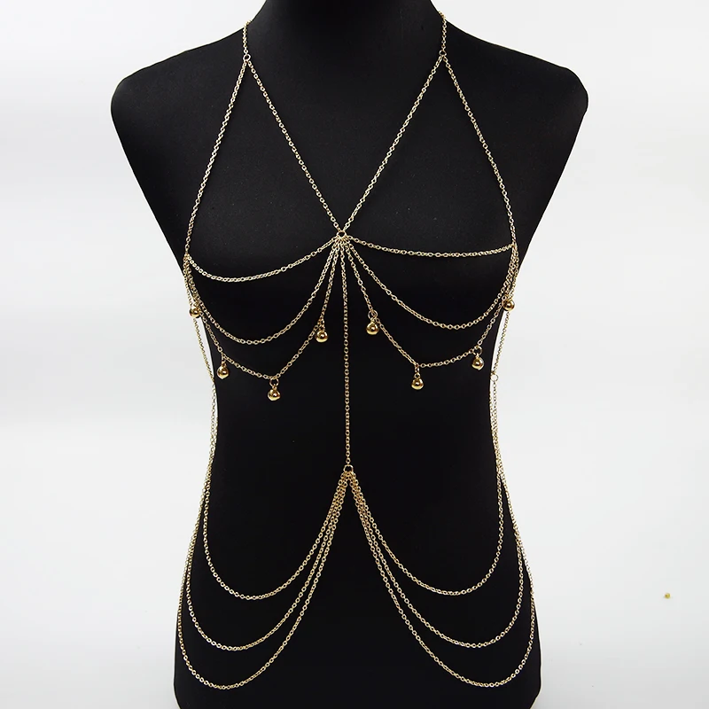 Women Chain Necklaces&Pendants Sexy Chest Neck Chains Necklace Fashion Collier Bijoux Layer Jewelry