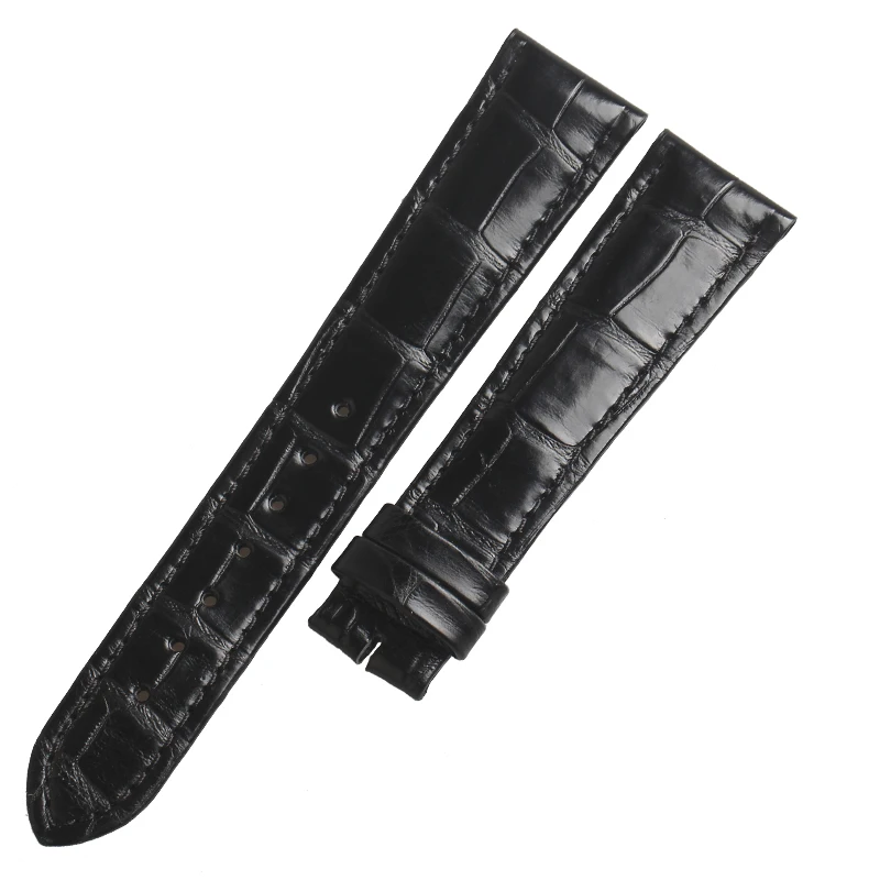 WENTULA  watchbands for Longines  L4.267.8.73.2  L4.767.8.73.2 alligator skin /crocodile grain