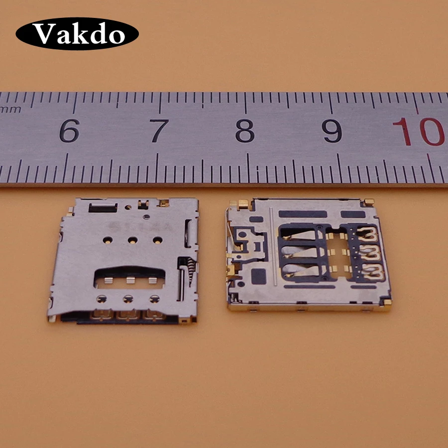 2PCS/lot For ASUS Zenpad 8.0 Z380KL Z380 Sim Card Reader Slot Tray Holder Socket Plug Connector Repair Part replacement