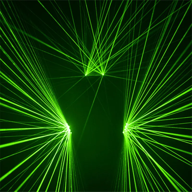 

SJ81 DJ stage show wears green laser gloves lighted laser glasses dance costume led robot men performance wears projector party