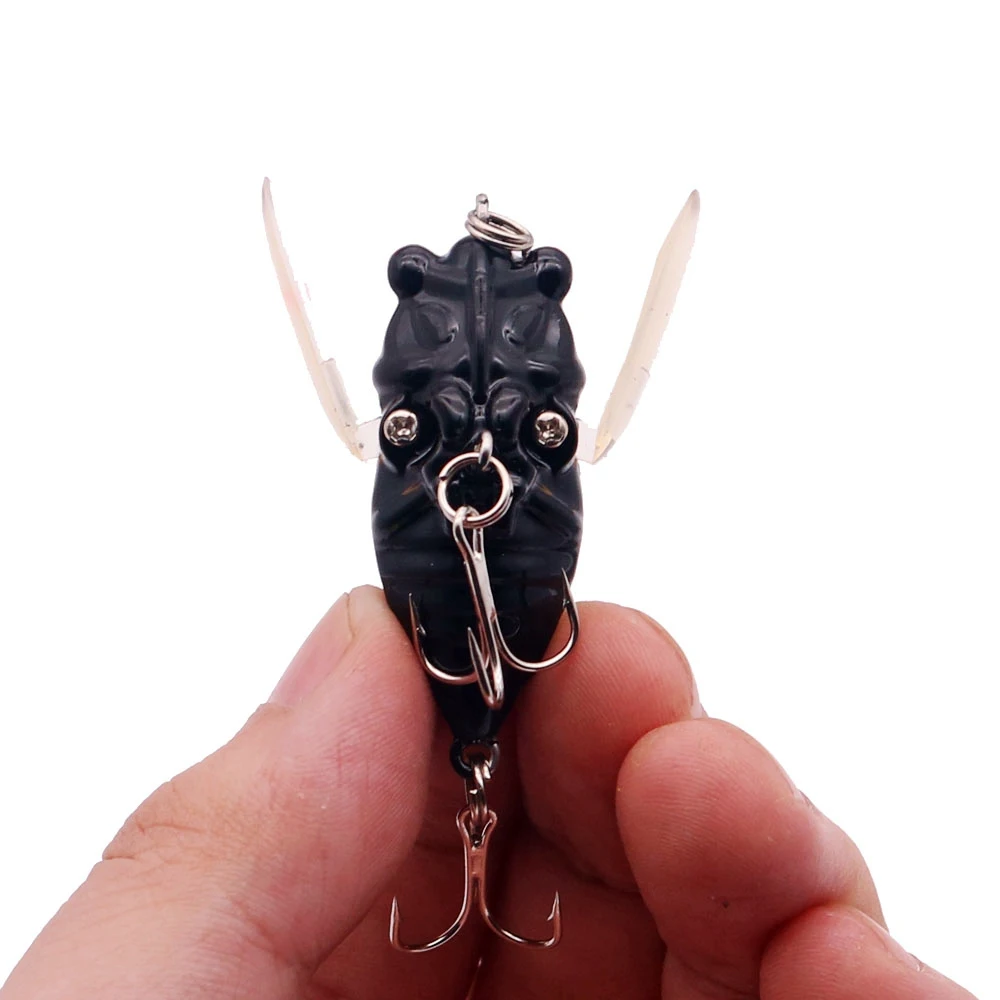 1pcs Bionic Cicada Hard Bait Fishing Lure 5cm/6g Simulation Minnow Fishing Wobblers Crankbait Pesca Insect Fishing Tackle