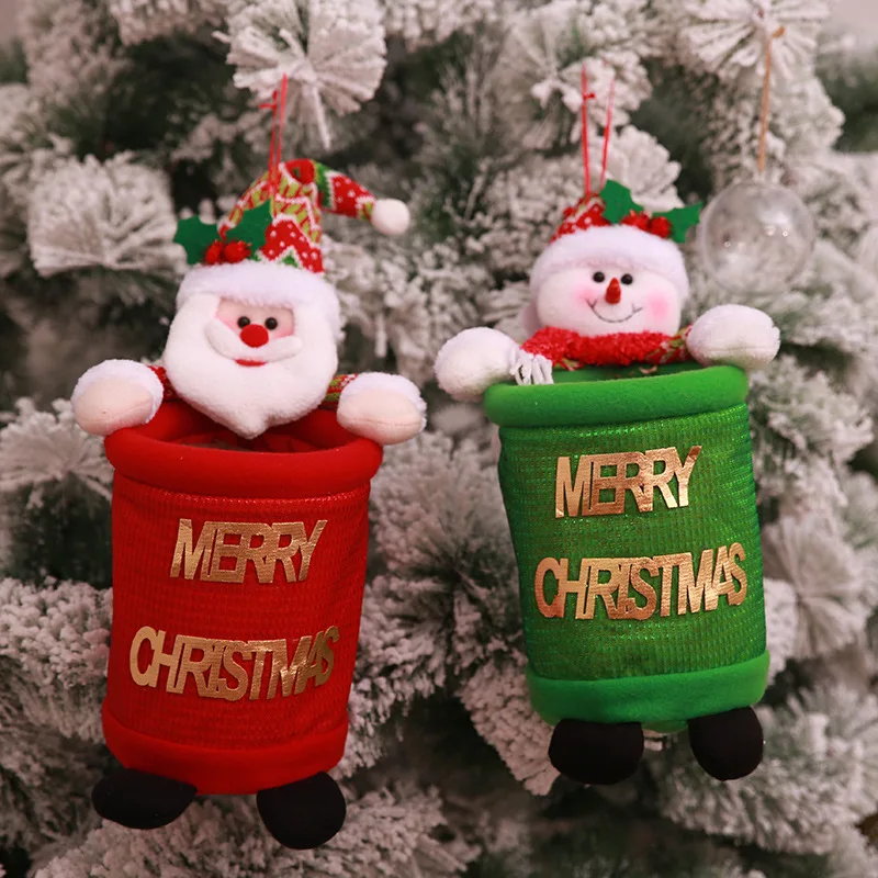 New year party Christmas decoration for home Xmas cartoon storage bag navidad mall holiday kerst layout gift weihnachten AB317