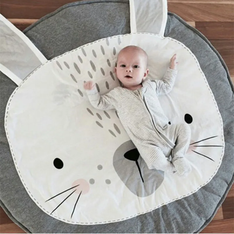 

Gray Rabbit/Bear Kids Game Carpet For Kids Play Adventure Game Thickening Pad Carpets for living room Child Toys Crawl Mat/Rug