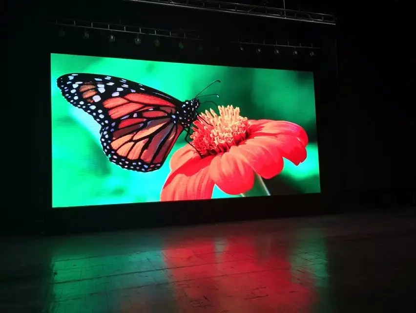 2019 new LED large screen high quality indoor Stage rental LED display p4 512*512*80mm (Including receiving card and cable.)