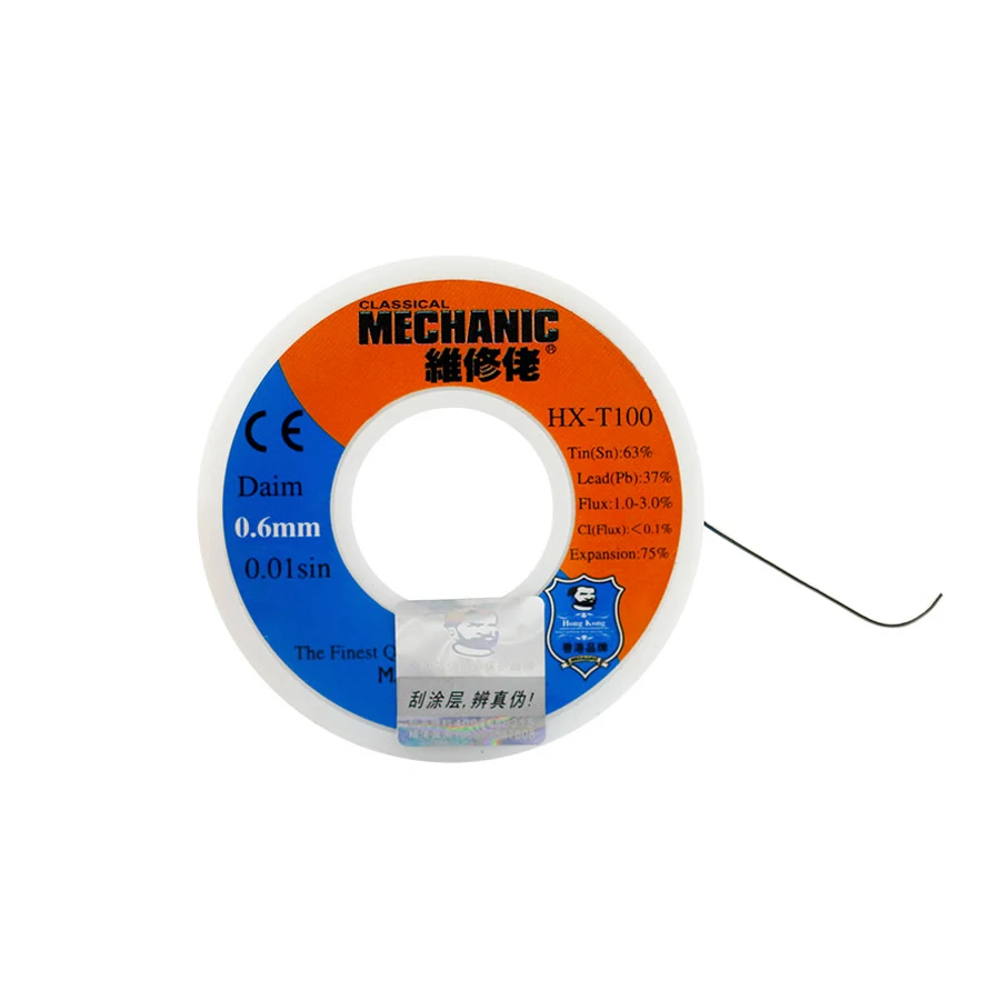 MECHANIC 100g Solder Silk low Temperature Rosin Flux Low Melting Point Solder Wire Soldering Tin BGA Welding