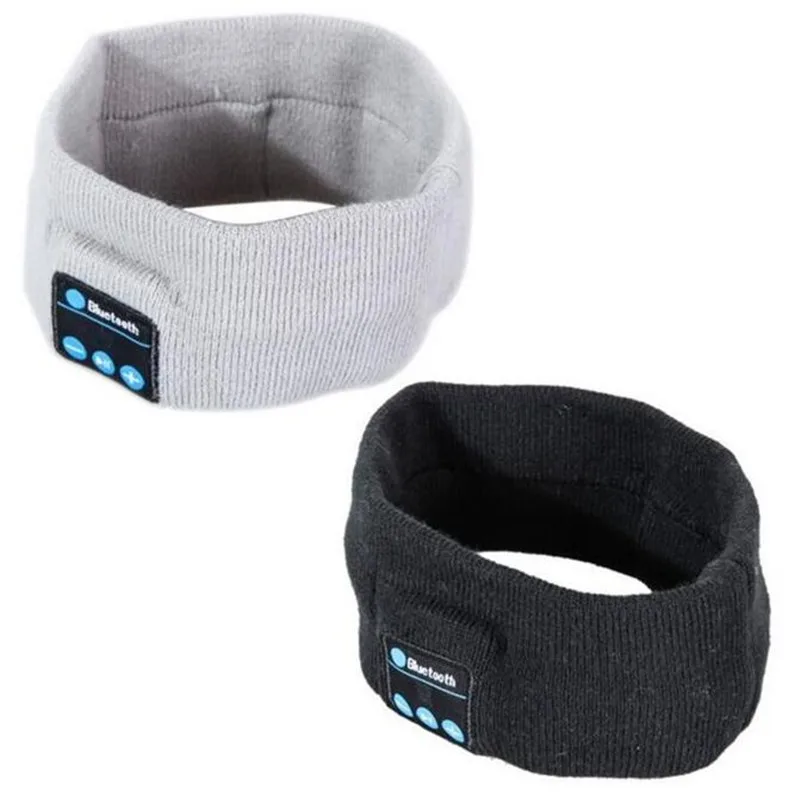 Bonnet tricoté sans fil Bluetooth V4.2, 200p, casque stéréo, écouteurs, sommeil, mains libres, musique intelligente, magique, haut-parleur Mp3, micro