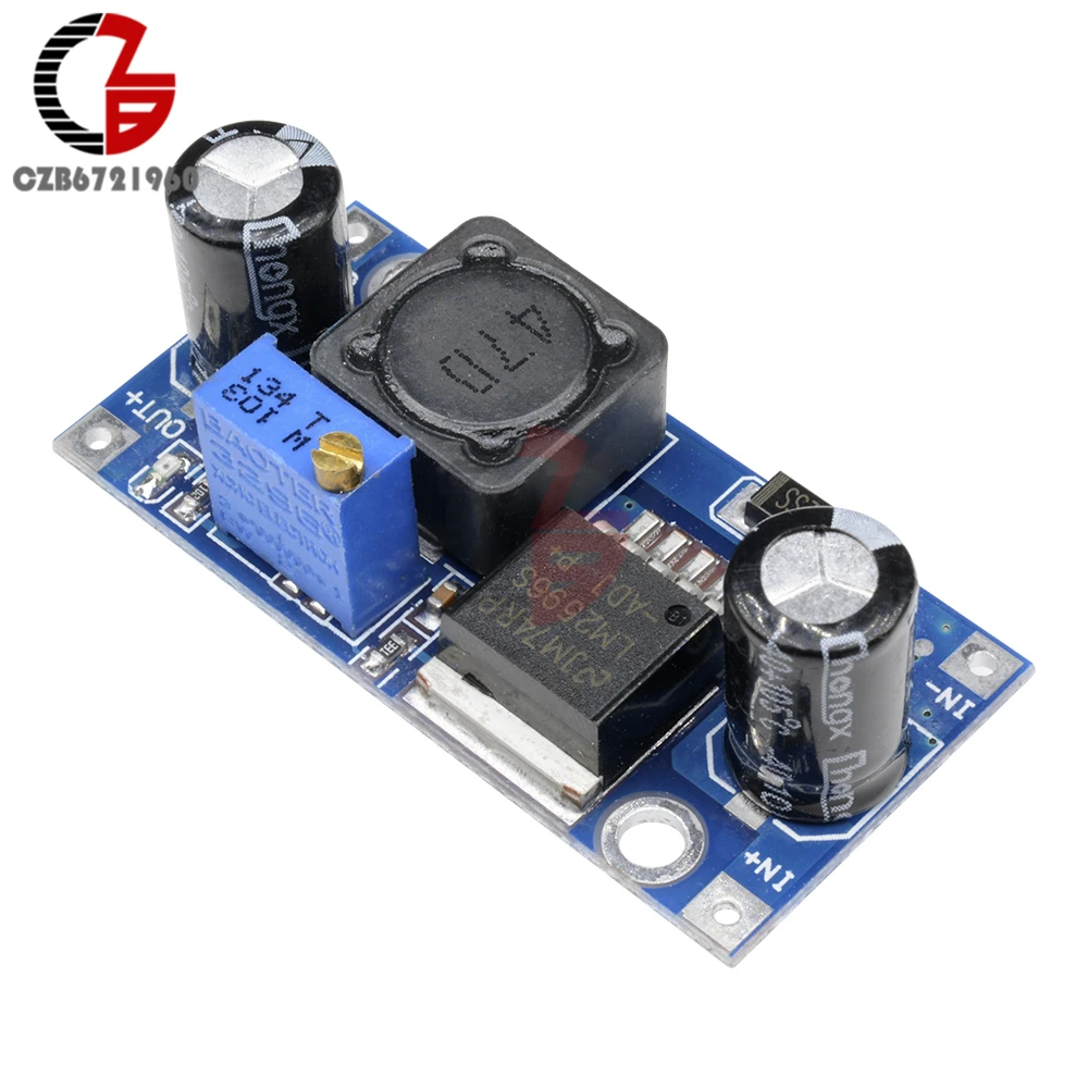 LM2596 DC-DC Buck Converter 5V 12V 24V Step Down Power Supply Transformer Voltage Regulaotor Converter 4-35V to 1.23V-30V