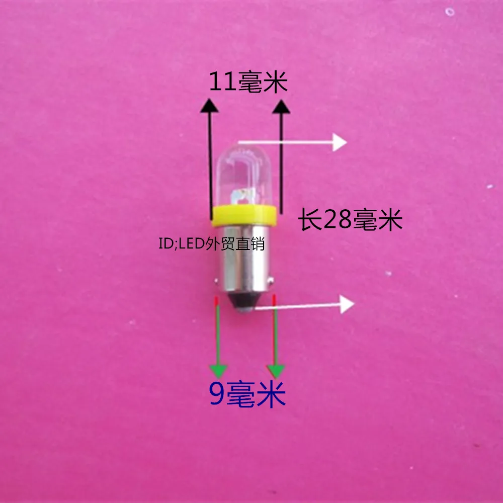 Встроенная лампа, индикатор кнопочного индикатора, байонетная лампа, 24 В, BA9S