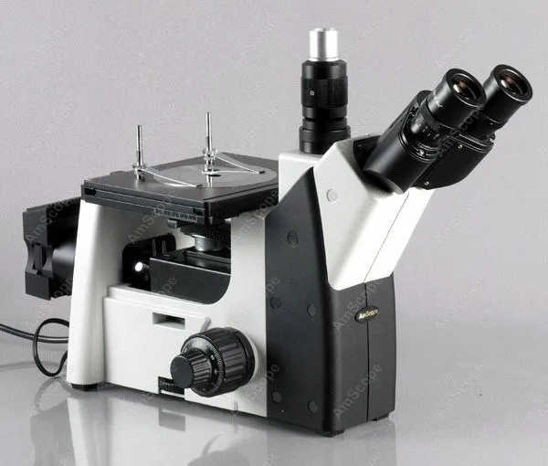 Inverted Metallurgical Microscope--AmScope Supplies 50X-1000X Inverted Metallurgical Microscope + 10MP Camera Windows & Mac SO X