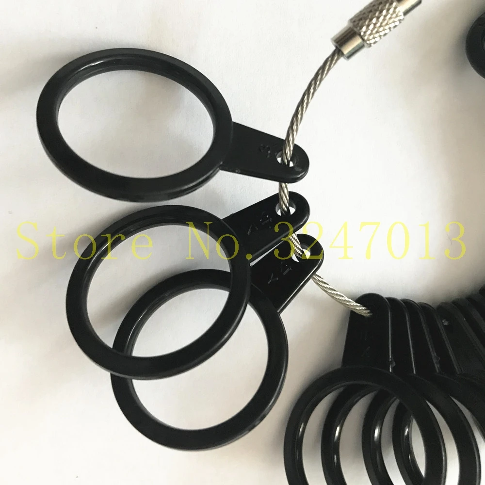 1 SET UNS größe Grün ring dorn mit ring sizer gauge