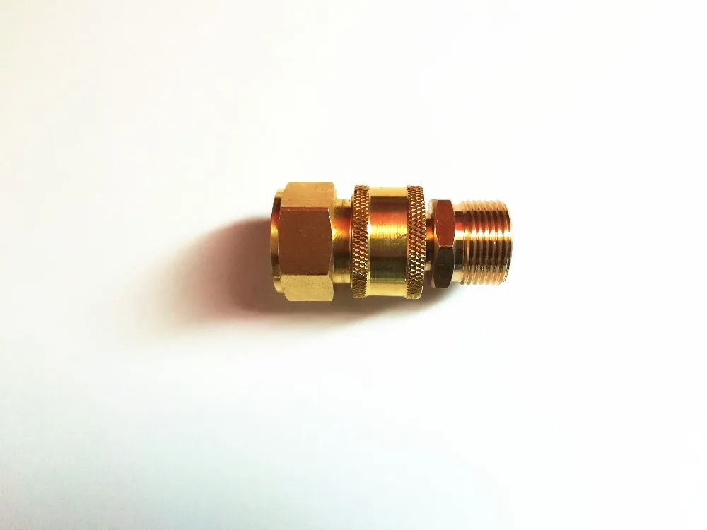 thread M22*1.5 thread core dia.:15mm  G3/8 quick ball coupling connector adaptor  high pressure 350bar quick chuck