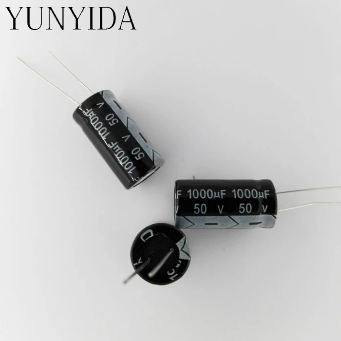 Aluminum electrolytic capacitor 50V  1000UF  13*25MM 10PCS