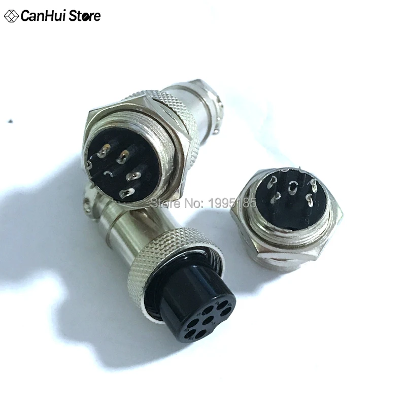 1set GX16-2/3/4/5/6/7/8/9/10 Pin Male & Female Diameter 16mm Wire Panel Connector GX16 Circular Connector Aviation Socket Plug