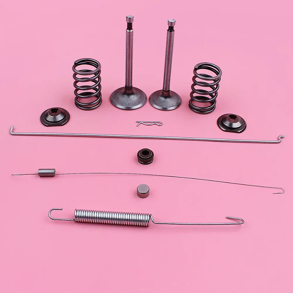 

Intake Exhaust Valve Governor Link Rod Return Spring Set For Honda GX390 13HP GX 390 Stem Seal Cap Lawn Mower Engine Spare Part