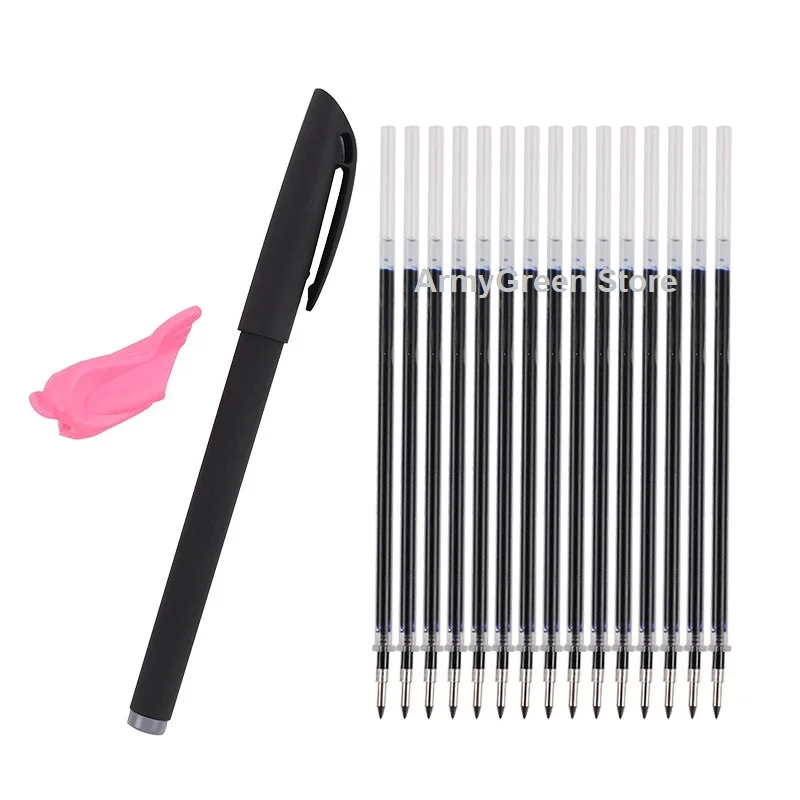 Magic Auto Dry Pen Gel Pen Set Calligraphy Refill Repeat Practice Copybook Groove Automatically Disappear Special Pen