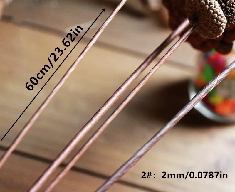 10pcs/lot 40/60cm Artificial Green / Coffee Flower Stem DIY Floral Material Handmade Wire Stem Accessoies for Wedding Home Decor