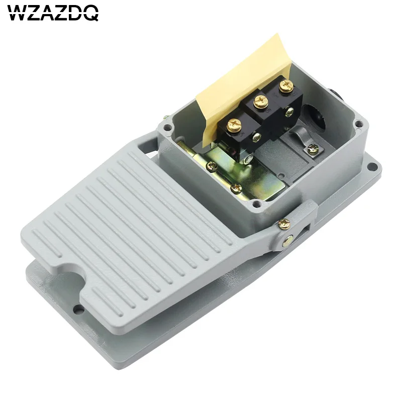 WZAZDQ Foot Switch LT-3 MachineTool Accessory Switch Operating Voltage AC 380V Rated Current 10A(Shell Material: Aluminum Alloy)