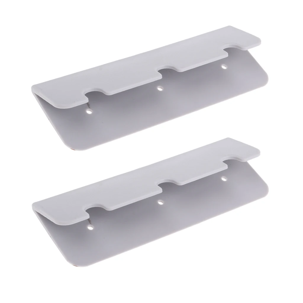 2Pcs PVC Boat Seat Hook Clips Brackets for Rib Dinghy Kayak Inflatable Boats Accessory