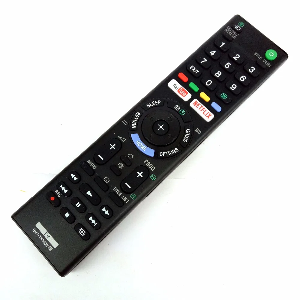 New Universal Remote Control RMT-TX300E for Sony YouTube Netflix KD-65XE7096 KD-70X6700E KDL-32WE613 Bravia LED HDTV TV