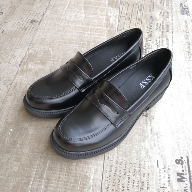Biamoxer Uniform Shoes Uwabaki Japanese JK Round Toe Women Girls School Students Lolita Black Brown Cosplay Shoes Rubber Sole