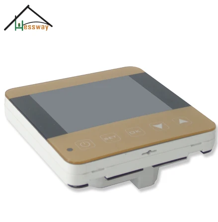 EU Programmable  heating  temperature controller thermostat with Room touch Child lock
